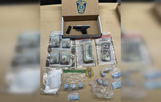 Malden Police Department Seizes Drugs, Cash, and Firearm, Local Suspect Apprehended in Drug Operation Crackdown