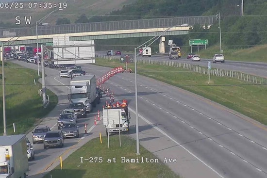 Man Dies in Early Morning I-275 Crash in Forest Park, Eastbound Lanes Closed During Investigation