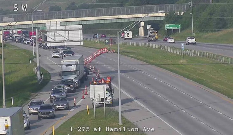 Man Dies in Early Morning I-275 Crash in Forest Park, Eastbound Lanes Closed During Investigation