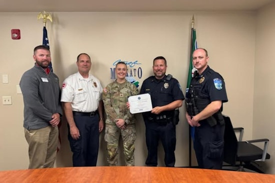 Mankato Department of Public Safety Honored with DoD ESGR Above and Beyond Award for Exceptional Support of Military Personnel