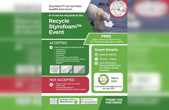 Mankato Hosts Free Styrofoam Recycling Event to Boost Sustainability