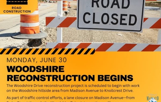 Mankato Prepares for Traffic Delays with Woodshire Drive Reconstruction Beginning June 30