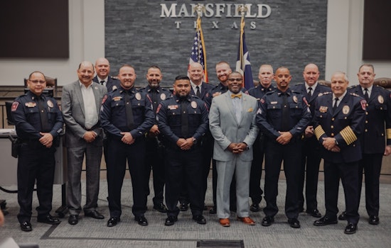 Mansfield Police Department Celebrates Leadership Advancement, Promoting Devoted Officers