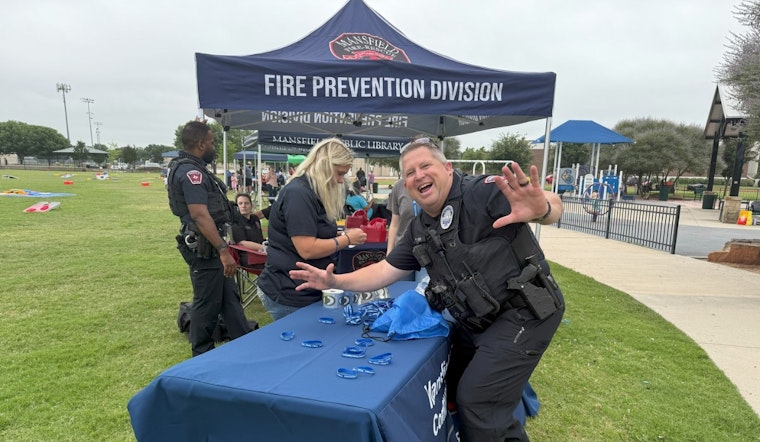 Mansfield Police Engage Community With Playful Kickoff Event at Chandler Park