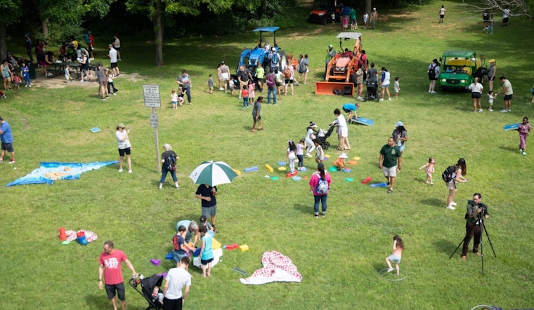 Mansfield's "100 Hours of PLAY" Event Connects Children With City Vehicles at James McKnight Park East