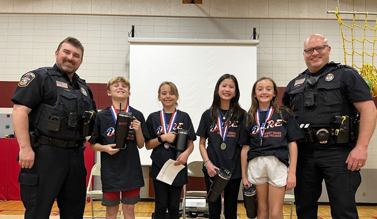 Maple Grove Celebrates Newest DARE Graduates, Police Chief Hosts Outstanding Students