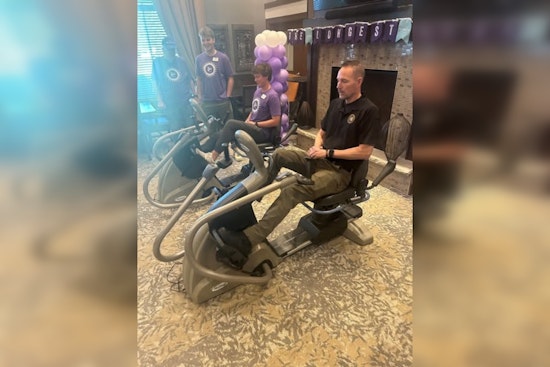 Maple Grove Police Pedal for a Cause: Officers Join Forces with SilverCreek On Main in Alzheimer's Step Challenge