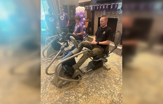 Maple Grove Police Pedal for a Cause: Officers Join Forces with SilverCreek On Main in Alzheimer's Step Challenge