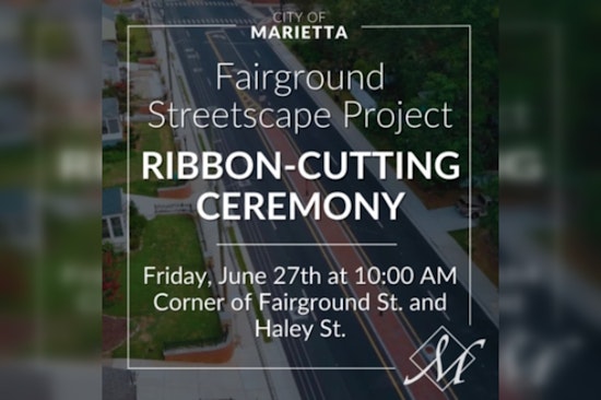 Marietta to Celebrate Completion of Fairground Streetscape Project with Ribbon-Cutting on June 27