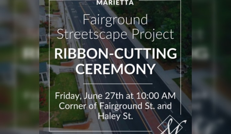 Marietta to Celebrate Completion of Fairground Streetscape Project with Ribbon-Cutting on June 27