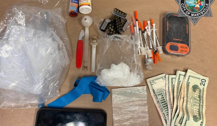 Marysville Police Seize Methamphetamine and Cash, Passenger Arrested on Multiple Felony Charges After Traffic Stop