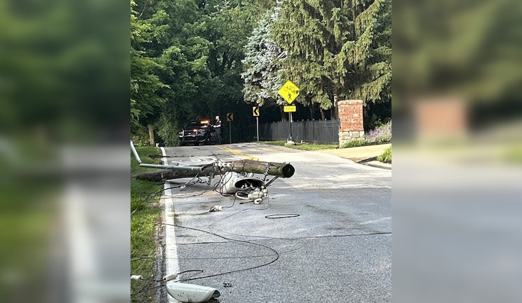 Mason Ridge Reopens, Easing Commuter Delays in Town and Country After Downed Telephone Pole Incident