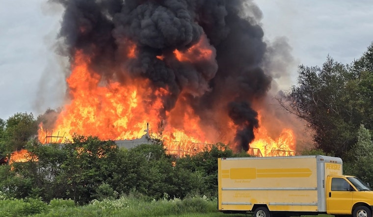 Massive Fire Engulfs Lumber Facility in Littleton, NH as Regional Fire Crews Mobilize for Massive Response