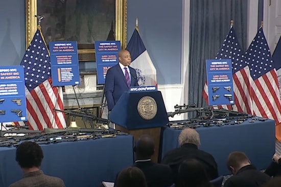 Mayor Adams and NYPD Confiscate Over 2,200 Illegal Firearms, Slash Shootings and Homicides to Record Lows