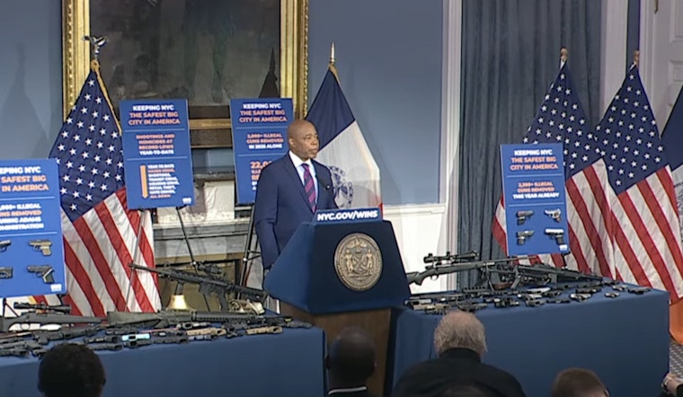 Mayor Adams and NYPD Confiscate Over 2,200 Illegal Firearms, Slash Shootings and Homicides to Record Lows