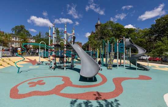 Mayor Michelle Wu Unveils Revitalized Crawford Street Playground in Roxbury, Boston