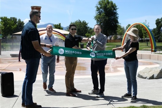 Medford's Howard School Park Reopens with Exciting Upgrades Including Splash Pad and Interactive Playground