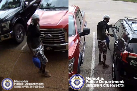 Memphis Police Seek Public's Help to Identify Suspect in North Shelby Oaks Drive Auto Theft