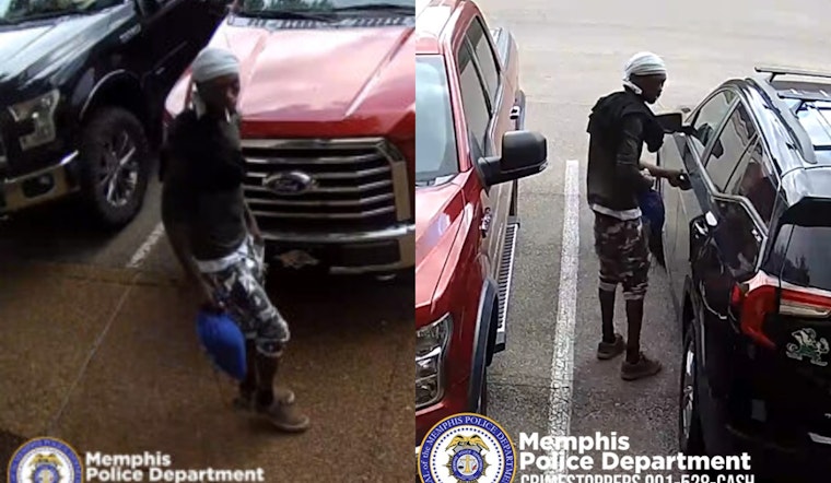Memphis Police Seek Public's Help to Identify Suspect in North Shelby Oaks Drive Auto Theft