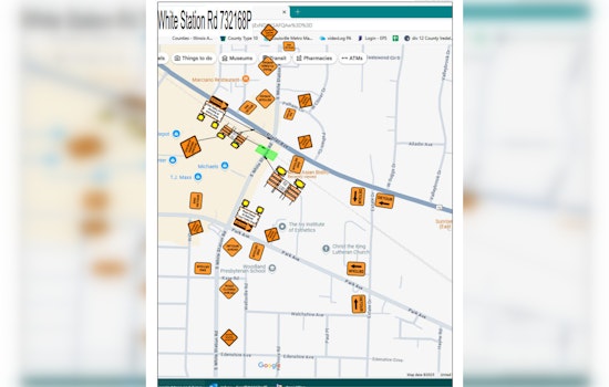 Memphis Traffic Alert, White Station Road Closure for Railroad Repairs on June 18