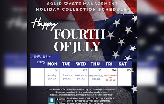 Memphis Trash Pickup Times Adjusted for July 4th Holiday - Mark Your Calendars