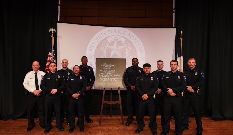 Mesquite Police Department Welcomes Graduates of 26th Basic Peace Officers Course Ready to Serve Texas Community
