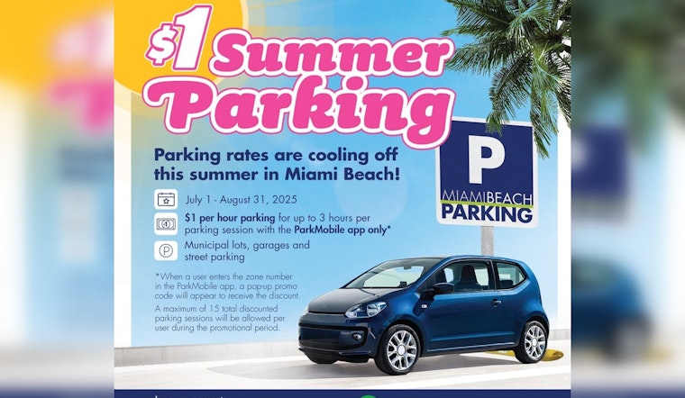Miami Beach Slashes Summer Parking Rates to $1 Per Hour to Boost Local Economy