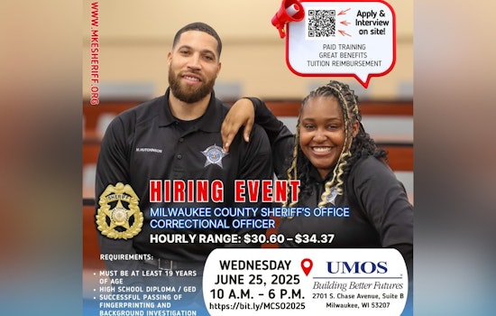Milwaukee County Sheriff's Office Hosts Live Hiring Event for New Correctional Officers