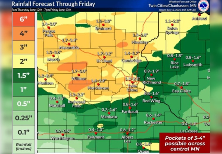 Minneapolis Braces for Stormy Week with Severe Thunderstorms and Potential Flooding Ahead
