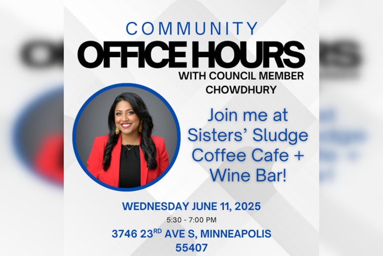Minneapolis City Council Member Aurin Chowdhury Hosts 'Community Office Hours' at Local Cafe to Connect with Constituents