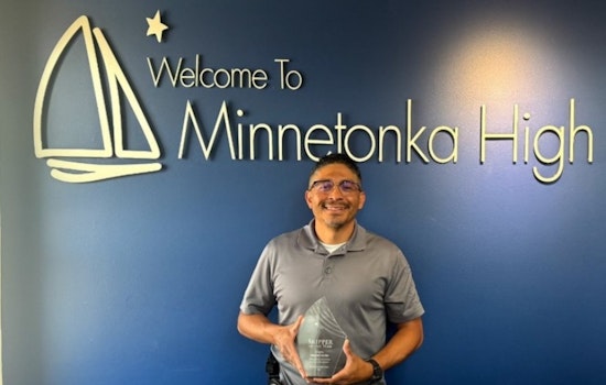 Minnetonka High School Honors Detective Armando Sanchez with 'Skipper of the Year' Award for Exemplary Service