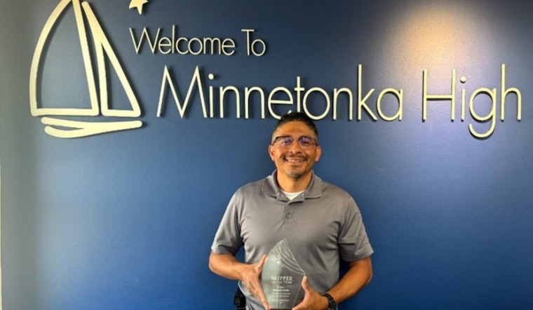 Minnetonka High School Honors Detective Armando Sanchez with 'Skipper of the Year' Award for Exemplary Service