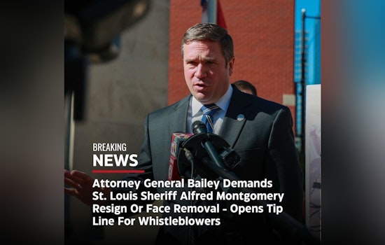 Missouri AG Andrew Bailey Demands Resignation of St. Louis Sheriff Alfred Montgomery Amidst Misconduct Allegations
