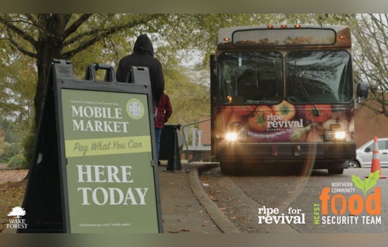 Mobile Market Offering 'Pay-What-You-Can' Groceries Returns to Wake Forest with Added Health Services