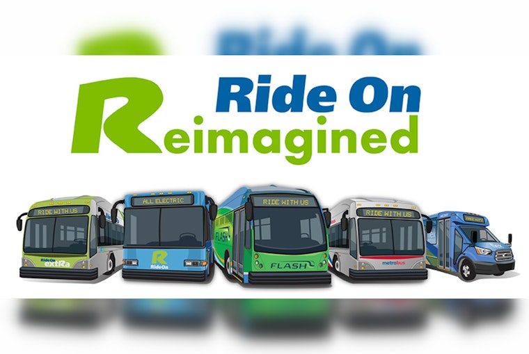 Montgomery County Set for Enhanced Bus Service with Ride On Reimagined Plan Debuting June 29