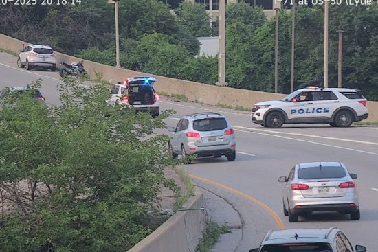 Motorcyclist Dies After Striking Wall and Falling off Overpass on Fort Washington Way in Cincinnati