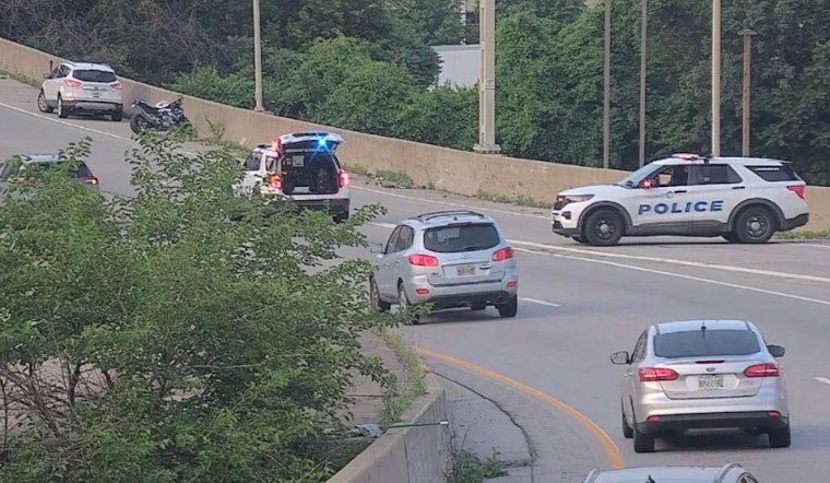 Motorcyclist Dies After Striking Wall and Falling off Overpass on Fort Washington Way in Cincinnati
