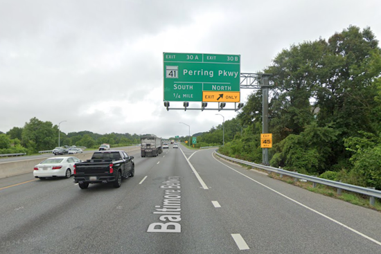 Motorcyclist Killed in Crash on I-695 in Parkville, Maryland State Police Investigating