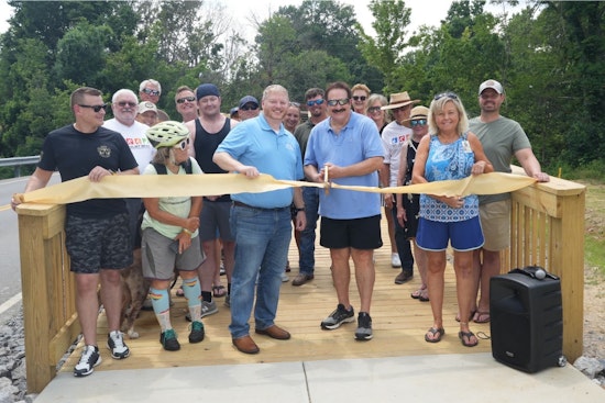 Mt. Juliet Celebrates Opening of New Pedestrian Bridge on Woodridge Drive