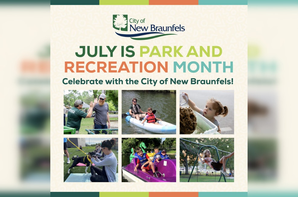 New Braunfels Invites Community to Celebrate National Park and Recreation Month with Fun-Filled July Events