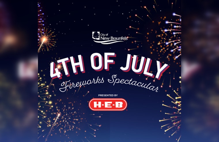 New Braunfels to Celebrate Independence Day with H-E-B Sponsored Fireworks Spectacular at Landa Park