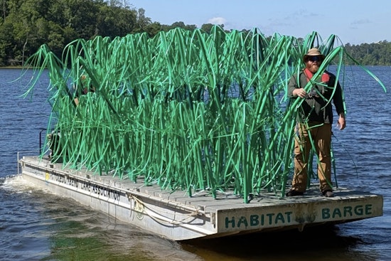 New "Honey Hole" Artificial Reefs Installed at Kincaid Lake to Enhance Fishing in Alexandria, Louisiana