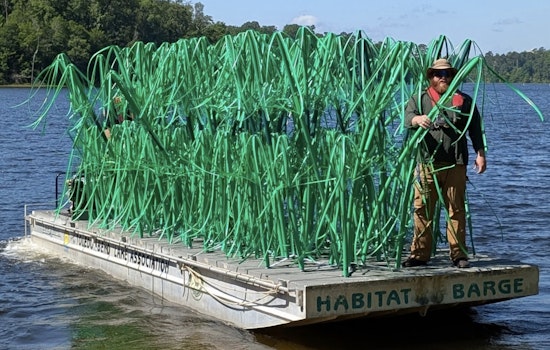 New "Honey Hole" Artificial Reefs Installed at Kincaid Lake to Enhance Fishing in Alexandria, Louisiana