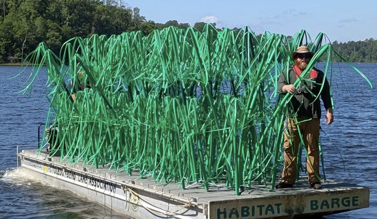 New "Honey Hole" Artificial Reefs Installed at Kincaid Lake to Enhance Fishing in Alexandria, Louisiana
