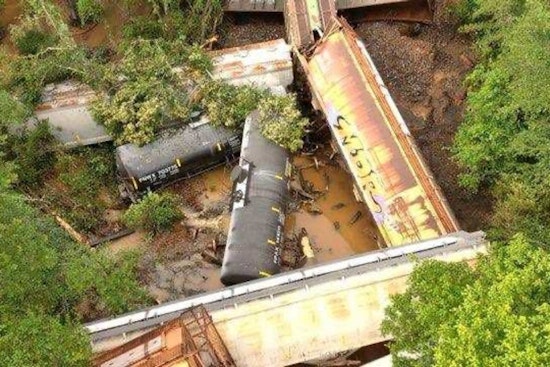 No Injuries Reported in Norfolk Southern Train Derailment in Powersville as Cleanup Efforts Underway
