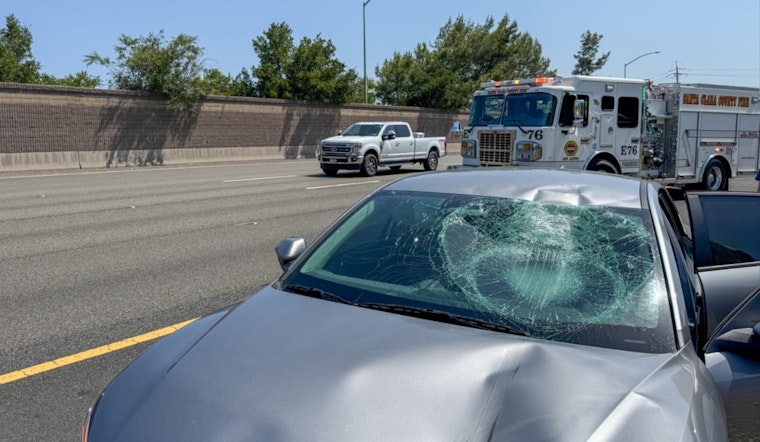 No Serious Injuries After Rogue Wheel Sparks Multi-Vehicle Collision on I-280 in Cupertino