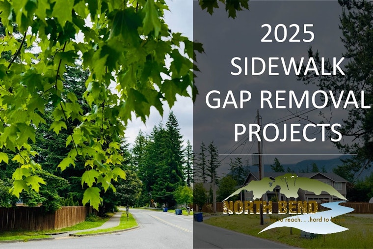 North Bend to Commence Sidewalk Improvement Projects for Enhanced Pedestrian Connectivity This Summer
