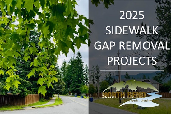 North Bend to Commence Sidewalk Improvement Projects for Enhanced Pedestrian Connectivity This Summer