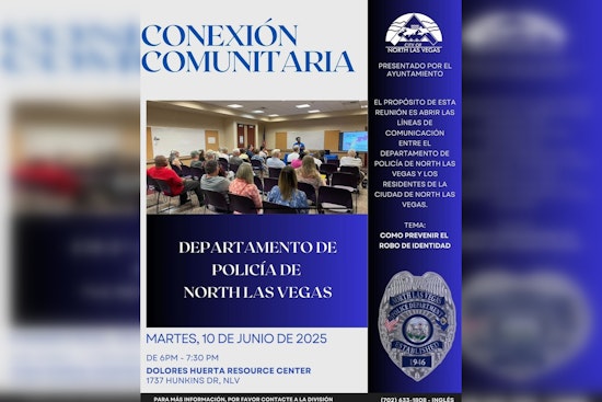 North Las Vegas Police to Host 'Community Connection' Event on Identity Theft Prevention