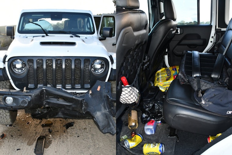Oceanside Police Arrest Three After High-Speed Chase and Crash Involving Stolen Vehicle and Firearms